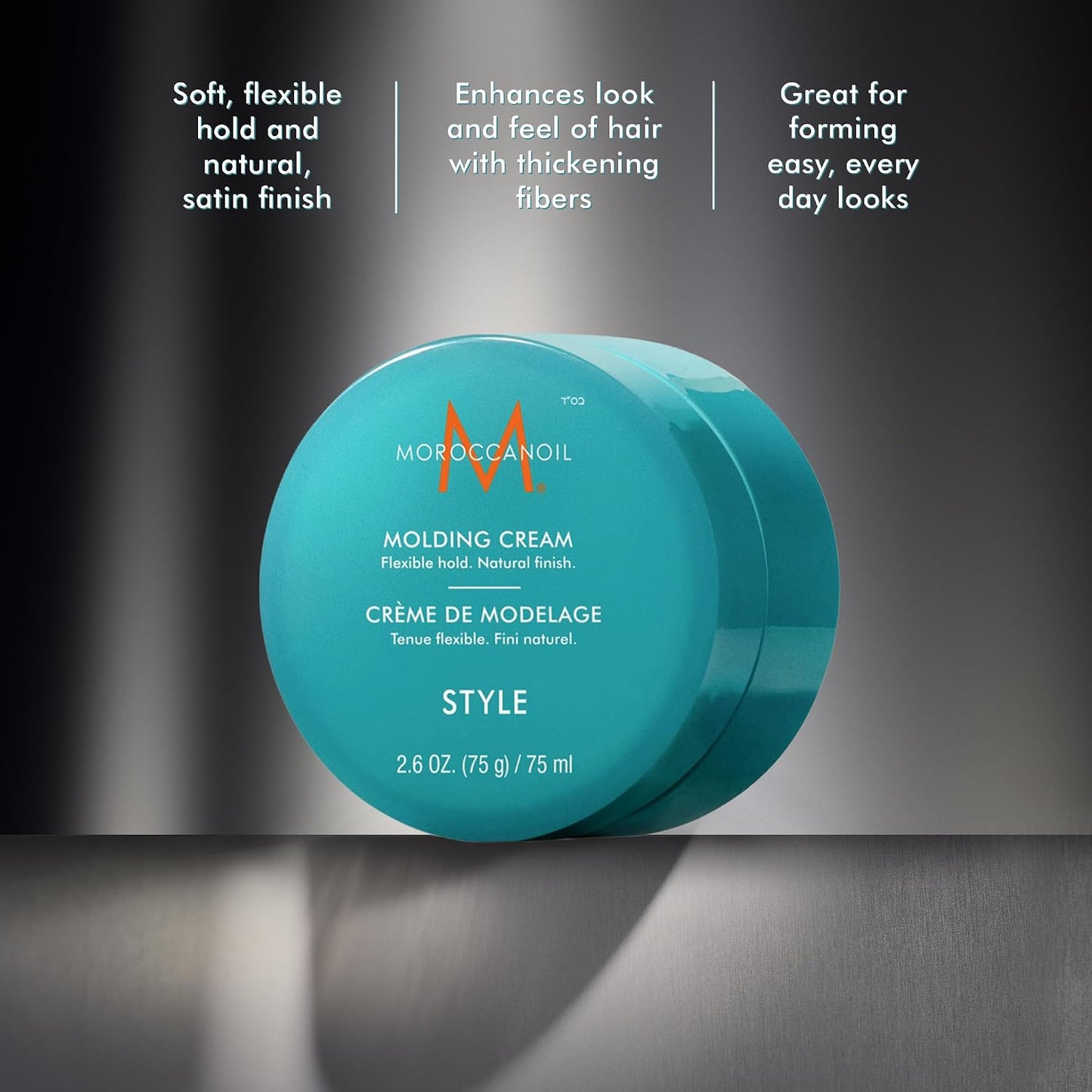 Moroccanoil Molding Cream - Flexible Hold Styling Cream for All Hair Types | 3.4 oz