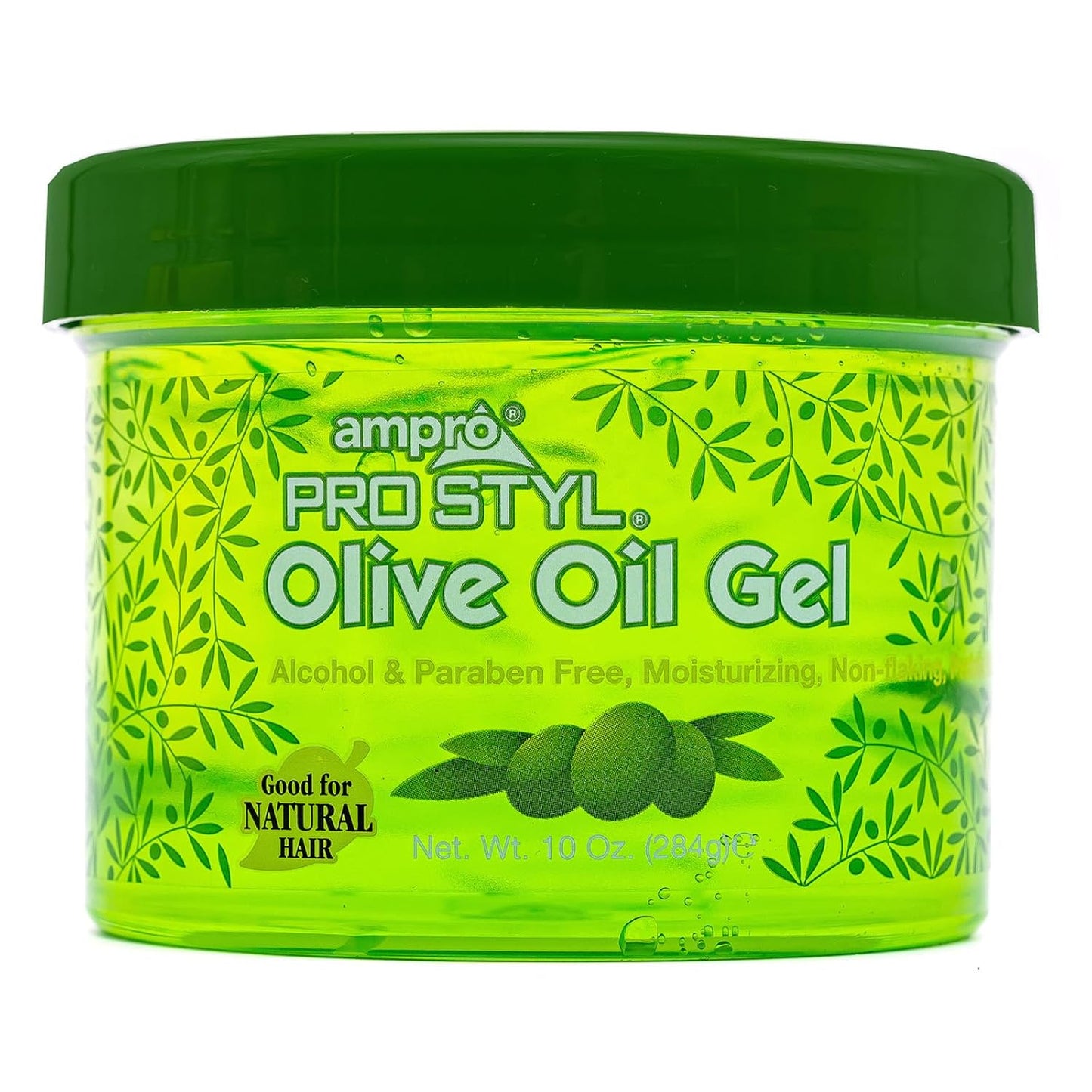 Protein Styling Gel - Moisturizing, Shine-Enhancing Formula - Olive - 10 oz | Alcohol & Paraben Free
