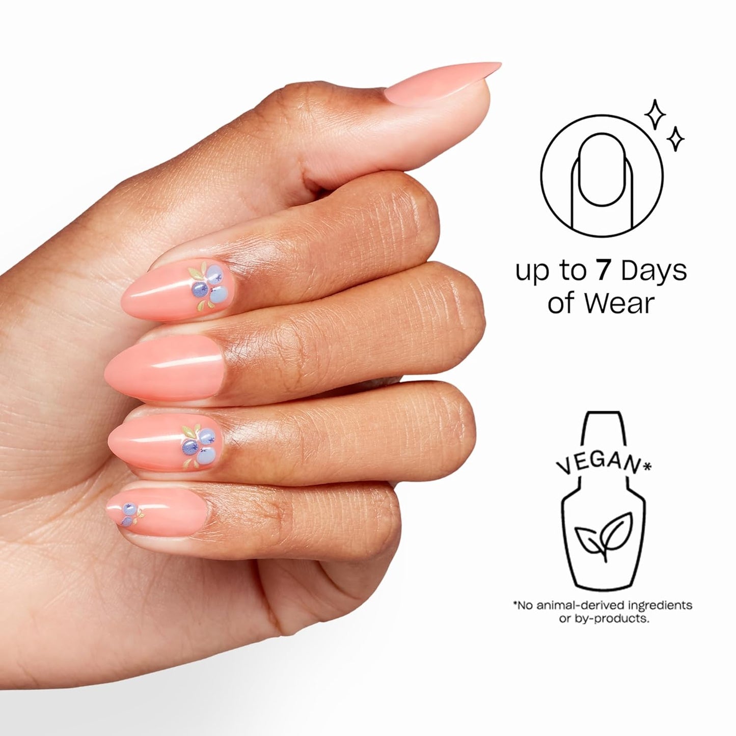 OPI Press On Nails - Instant No Glue Application | 30 Count, Short Round, Almond & Squoval Styles