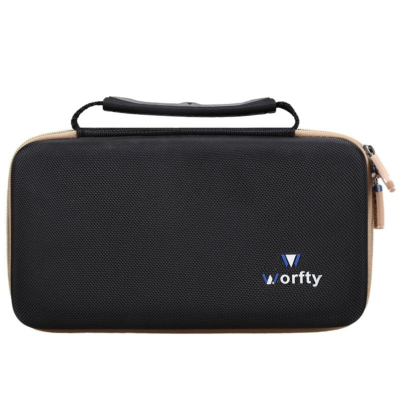 worfty Case for BaBylissPRO FXONE/FX+ Professional Cord/Cordless Hair Clipper - Hard Protective Travel Carrying Storage Organizer Bag (Black & Golden)