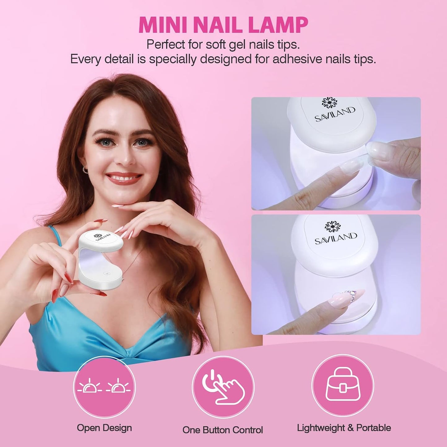 Almond Gel Nail Kit - Complete Nail Drill Set with UV Lamp & 500PCS Tips | DIY Manicure Tools for Home Use