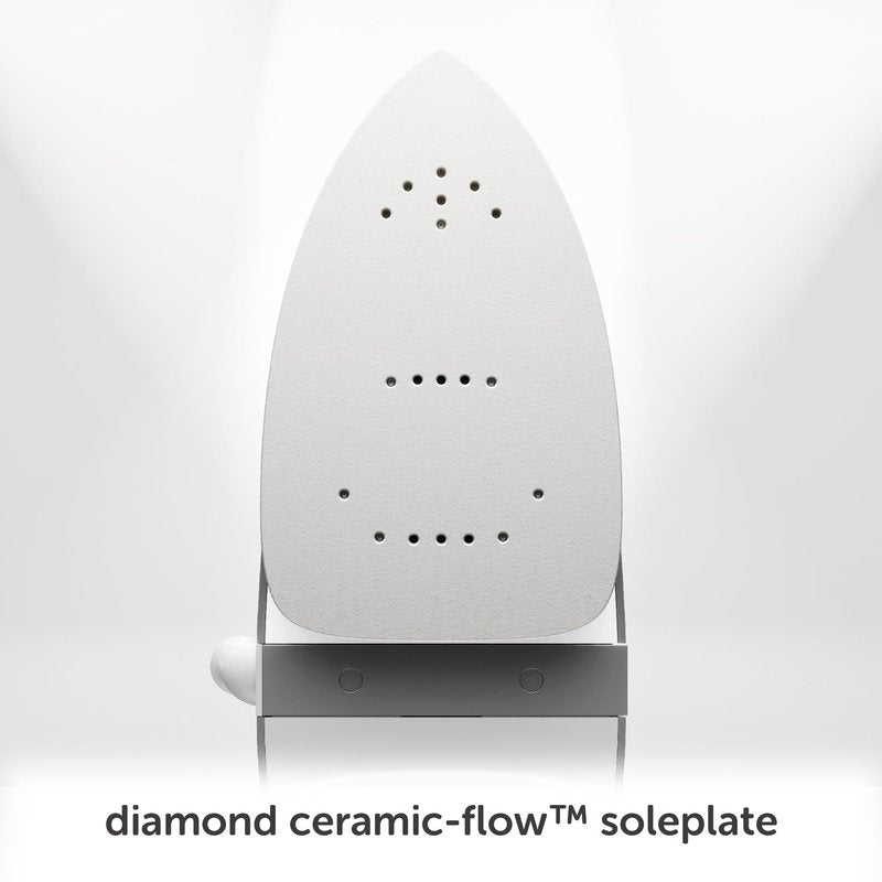oliso M3Pro Project Steam Iron with Solemate – 1000W Ceramic Soleplate Iron and LED Light for Sewing, Quilting, Crafting, and Travel – Aqua