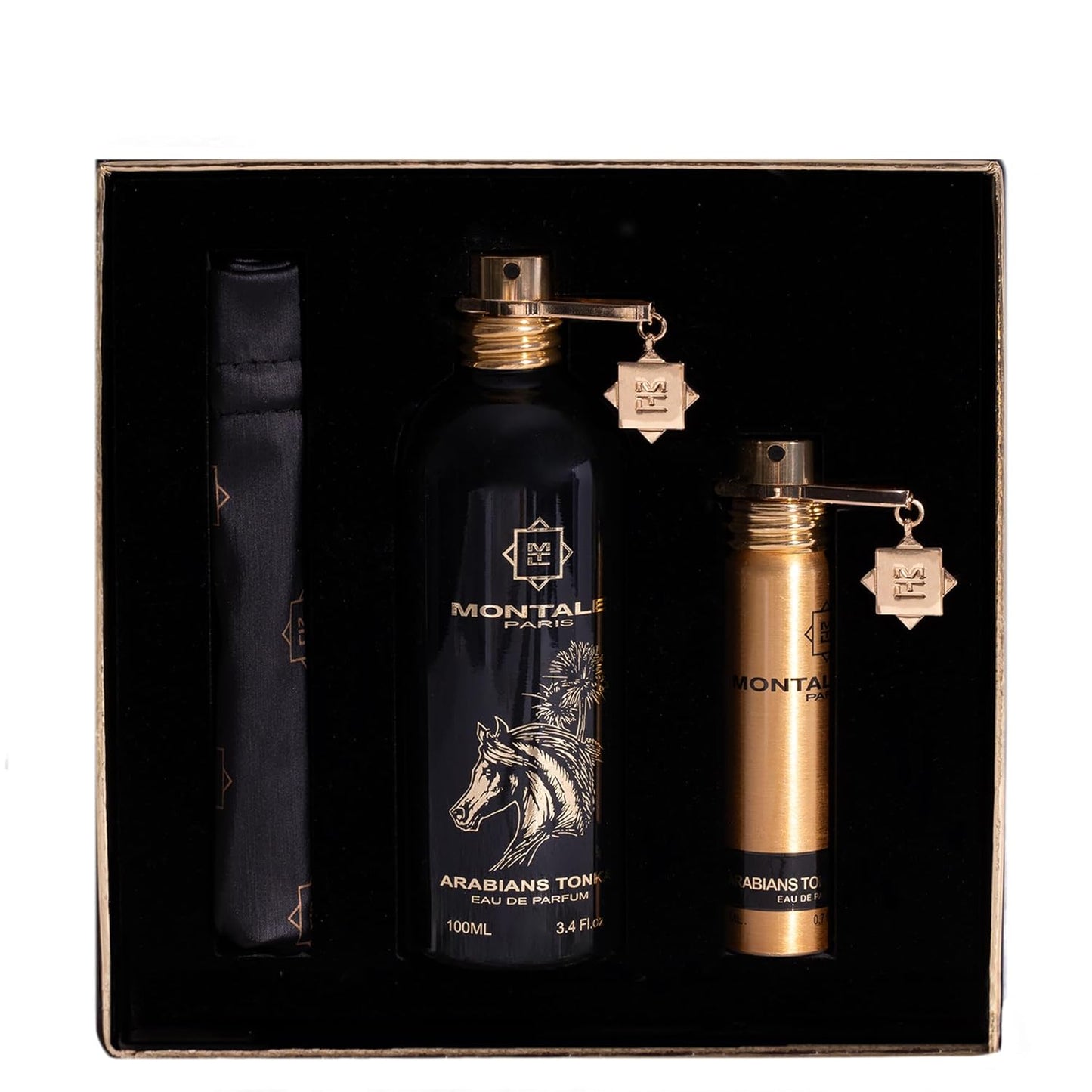 Montale Arabians Tonka Eau de Parfum Gift Set - 100ml & 20ml Travel Spray | Spicy Amber Gourmand Fragrance