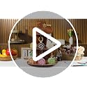 3-Tier Western Cowboy Cupcake Stand with 24 Toppers - Birthday Party Decoration