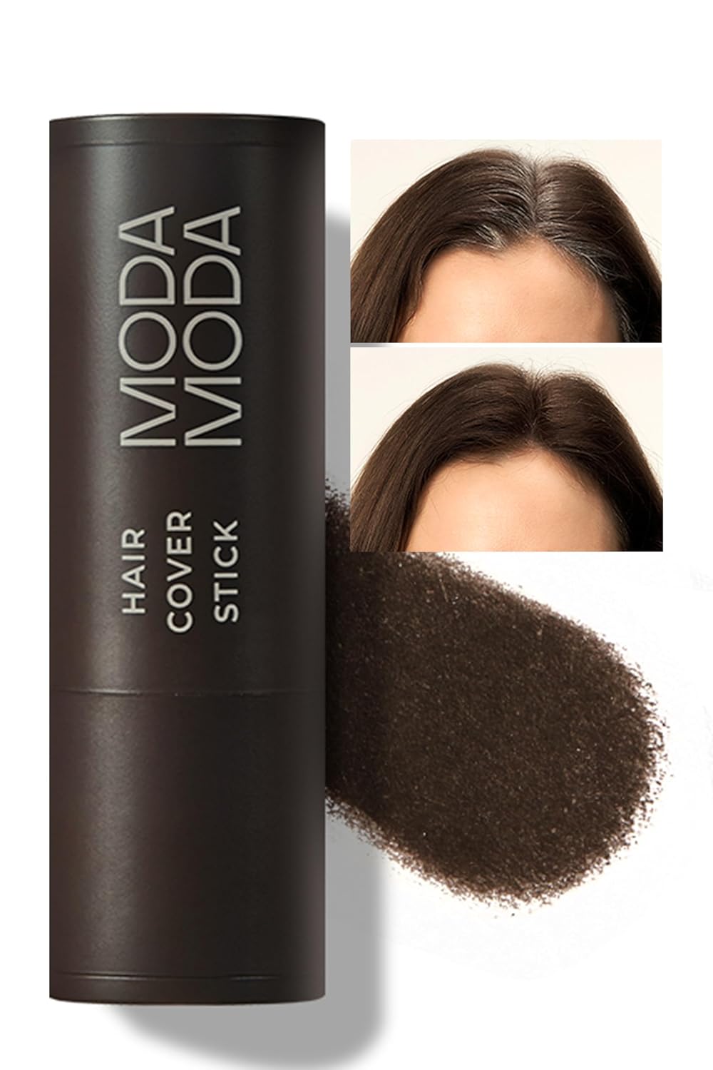 Pro-Change Hair Cover Stick - Smooth Dispense Temporary Hair Color for Grey Hair | #2 Dark Brown, 0.12 oz