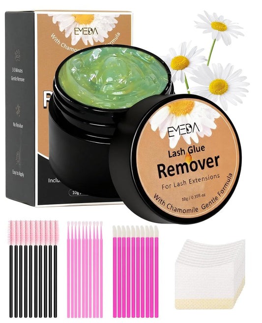 Eyelash Extension Remover - Chamomile Gentle Formula 10g | Professional Individual Lash Removal Kit