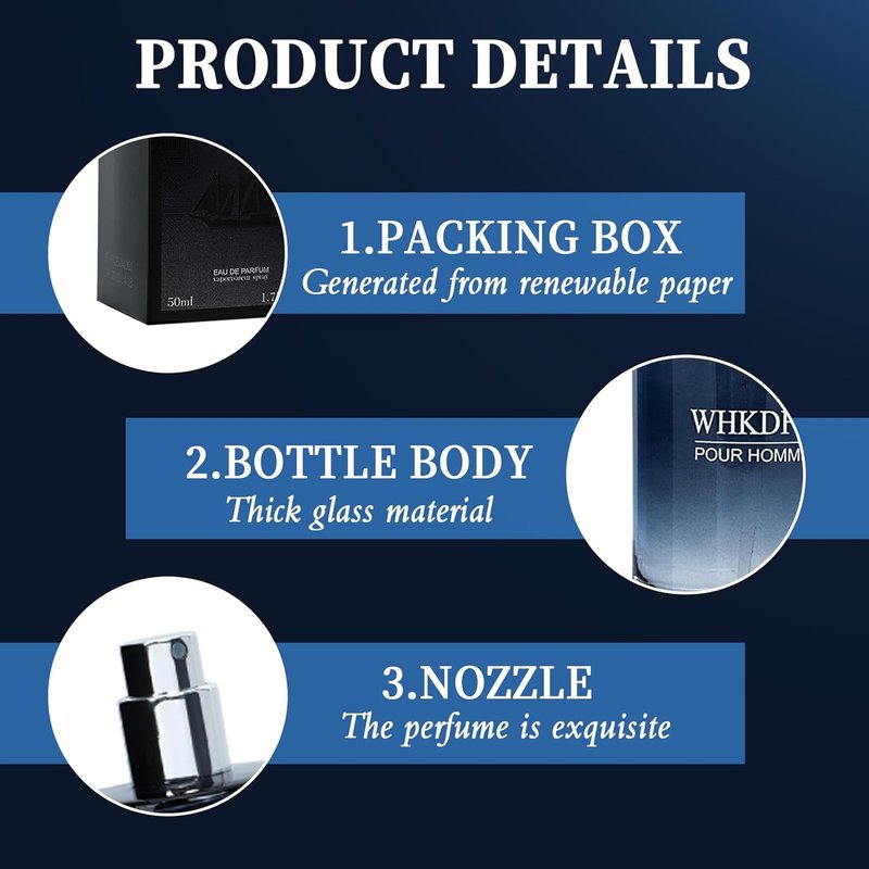 Pheromone Cologne for Men - Citrus Fresh Eau de Toilette Spray | 1.7 Oz Elegant Scent for Special Occasions