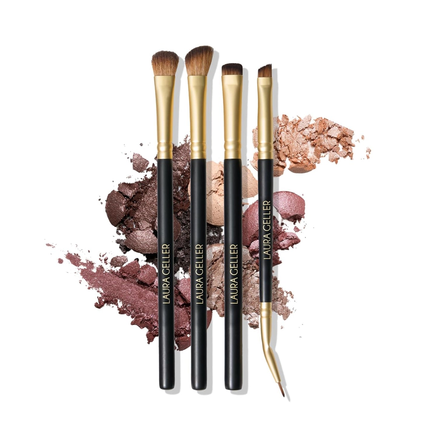 Professional Makeup Brushes - Cruelty-Free Dual-Ended Lip & Eyeshadow Brush Set | 22 Pieces