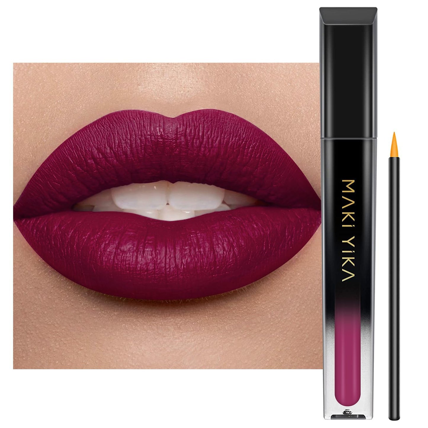 Burgundy Red Lipstick for Women - Long Lasting, No Smudge Matte Liquid | Transferproof & Cruelty-Free