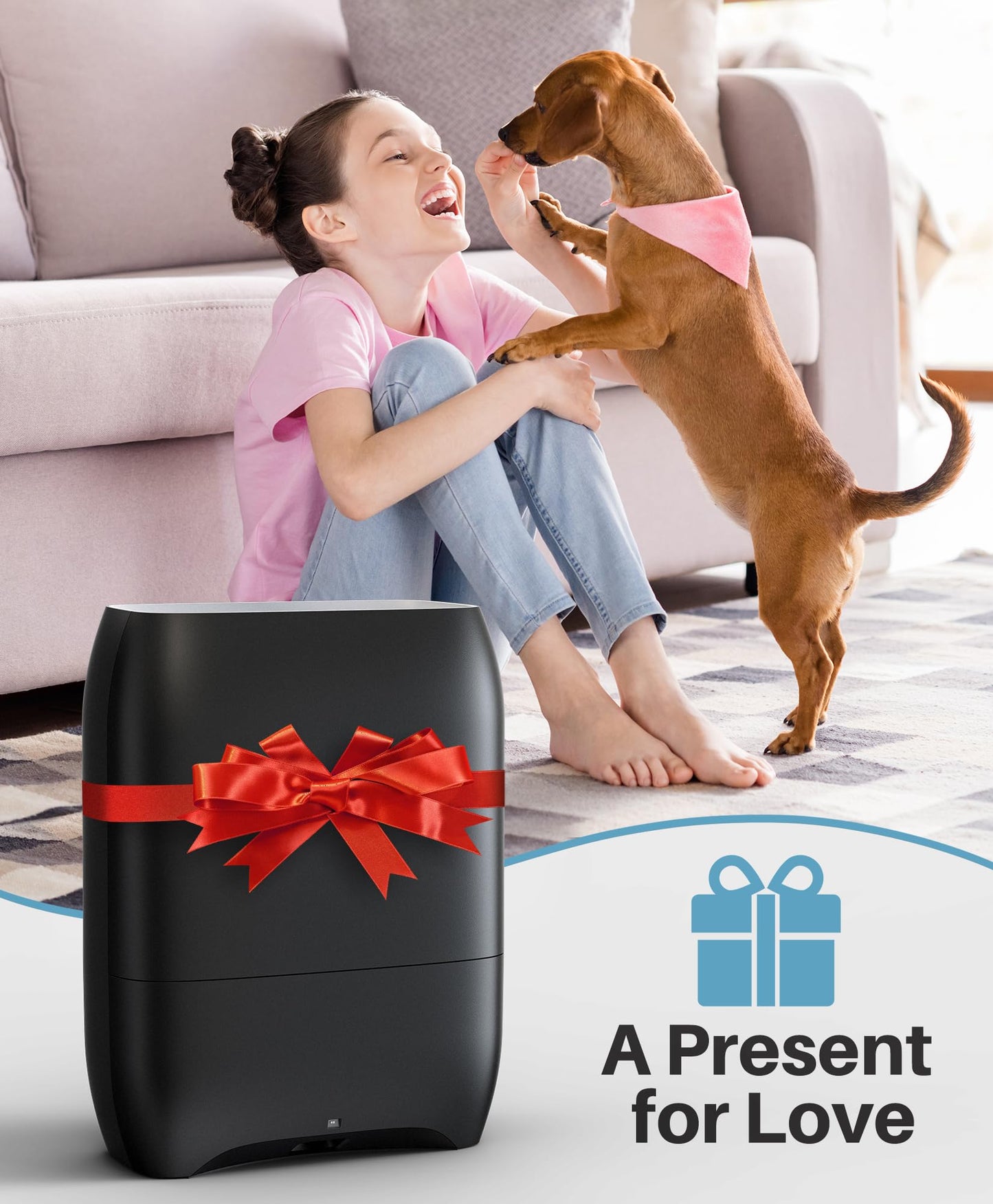 LyriFine Touchless Vacuum Automatic Dustpan, 6-Pack Dustbags Automatic Dustpan with Nozzle Attachment, Auto Sensors Hair Vacuum for Salons, 2 Cleaning Modes Electric Dustpan for Floors Pet Hair Food