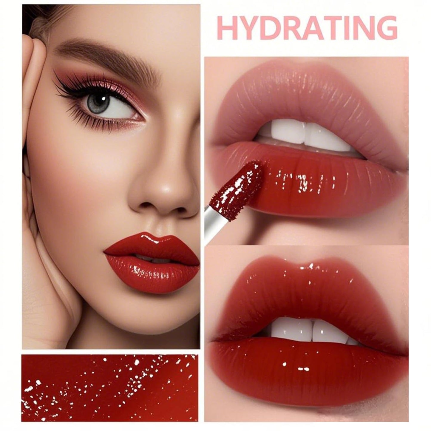 Eakroo 6 Colors Lip Tint Stain Mini Liquid Lipstick, Lip Stain Long Lasting Waterproof, Lip Stain, Korean Lip Tint, Lip Gloss, Cute Stuff, Korean Makeup, Lip Makeup, Non-Stick Cup, Vivid Color