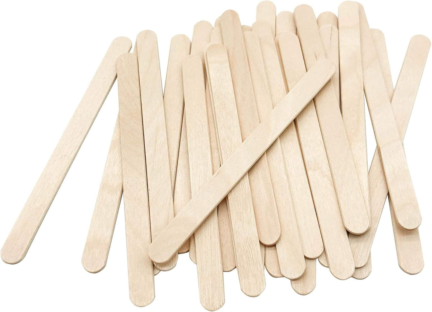 Craft Sticks - 200 Pcs Natural Wood Popsicle Sticks for DIY Crafts - 4.5 Inch Length