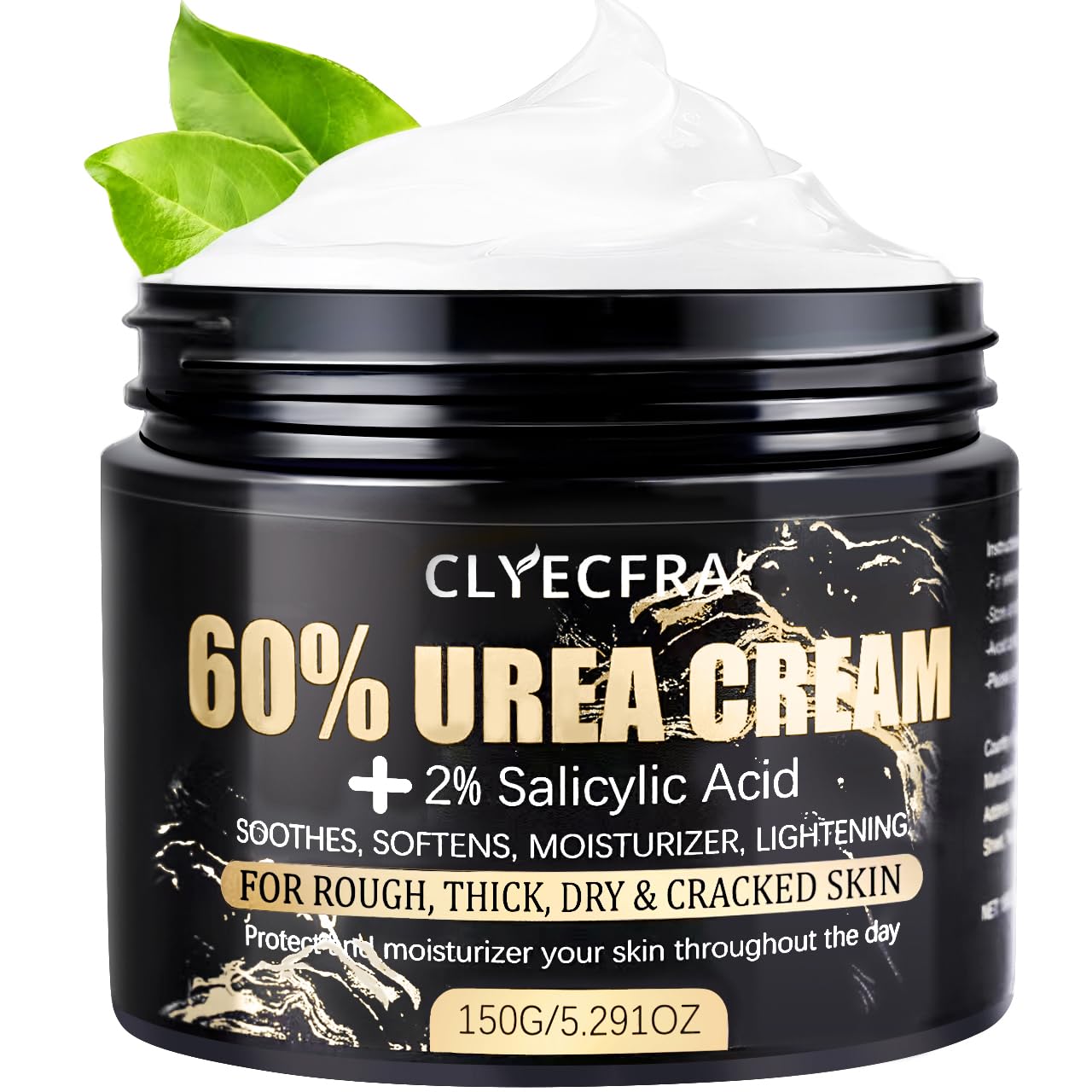60% Urea Cream with 2% Salicylic Acid - Maximum Strength Moisturizer for Rough, Dry Skin | 150g