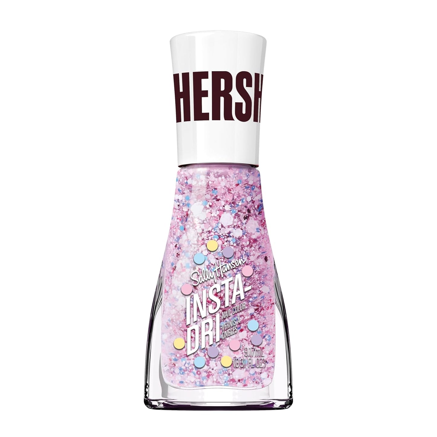 Sally Hansen Nail Polish - Dragon Fruit Crush | Quick-Dry Satin-Matte Finish, One-Coat Application, 0.31oz