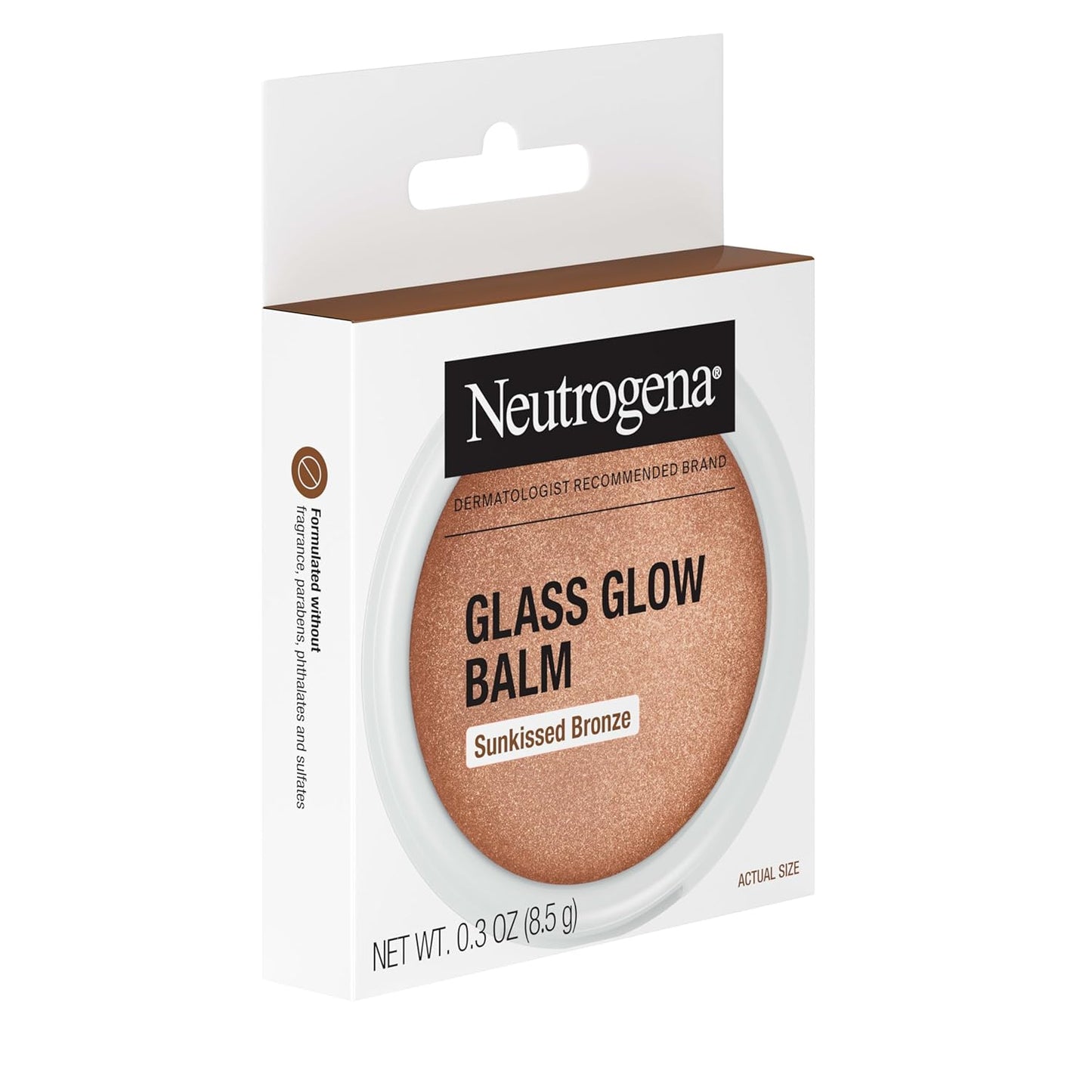 Neutrogena Glass Glow Balm - Sunkissed Bronze Makeup for Dewy Radiant Skin | 0.3 oz