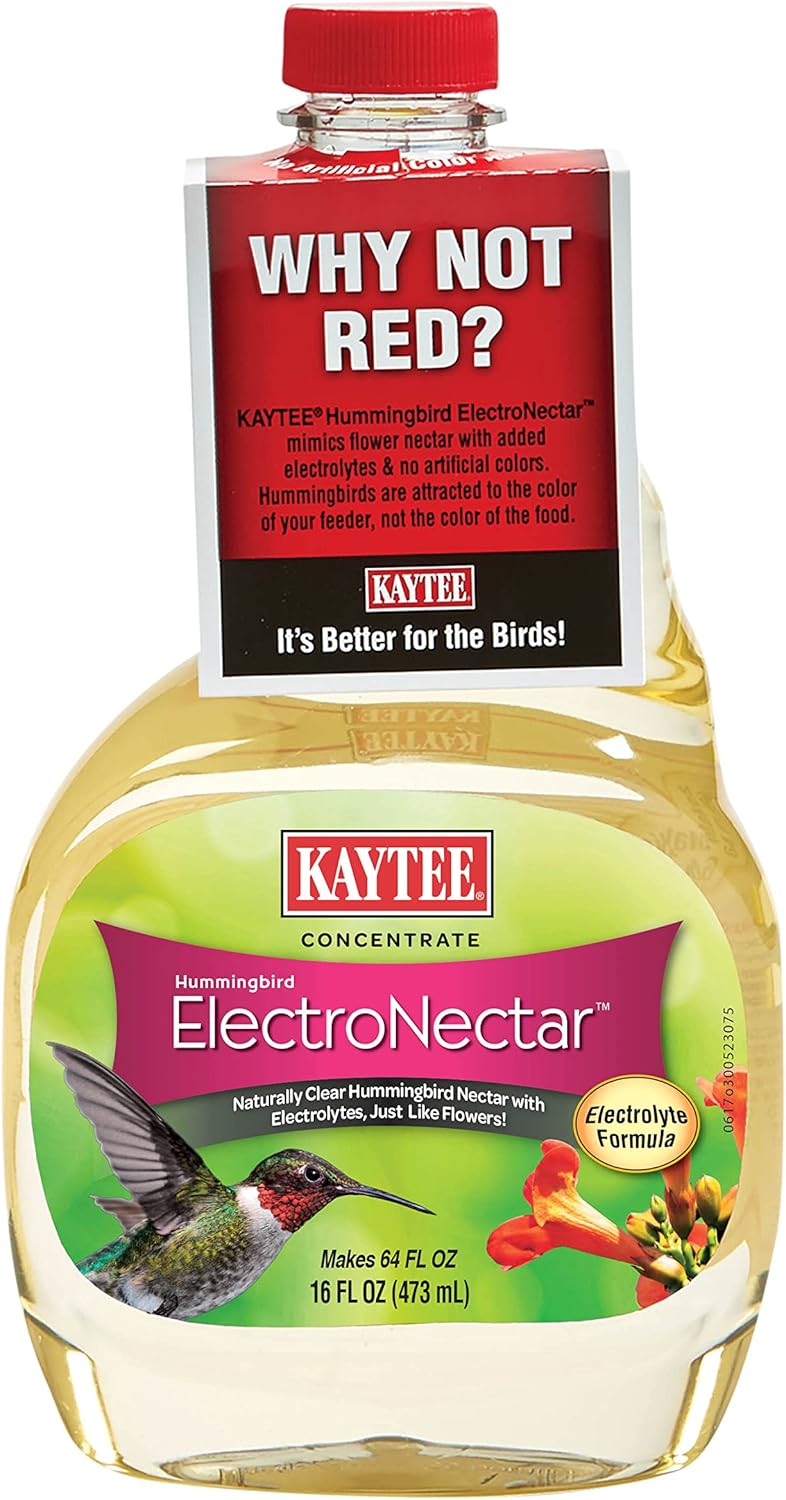 Hummingbird ElectroNectar Wild Bird Food - Ready to Use, 64 Oz | Ideal For Attracting Birds
