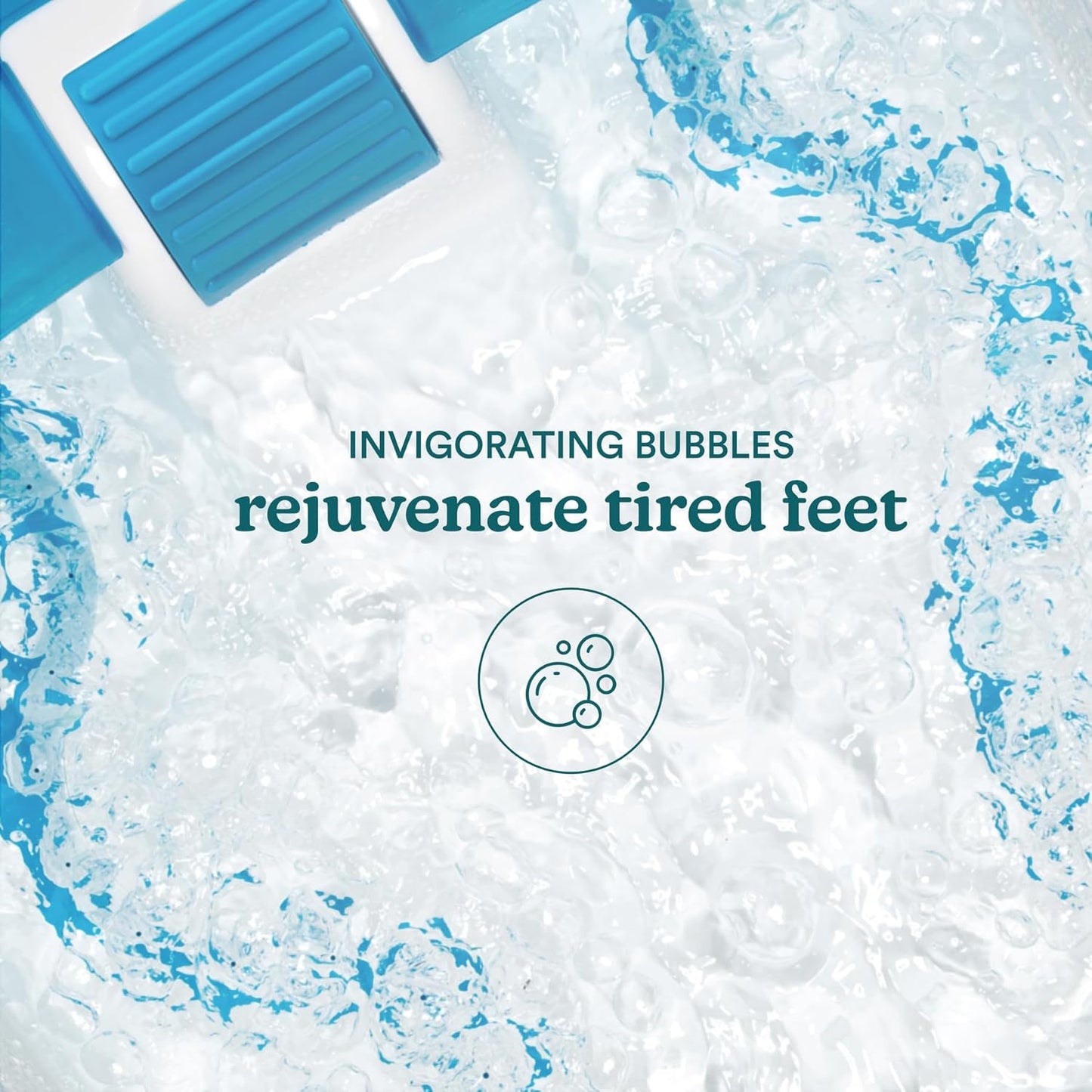 HoMedics Bubble Bliss Deluxe Foot Spa - Heat & Massaging Arch, 3 Acupressure Attachments | Soothes Tired Muscles