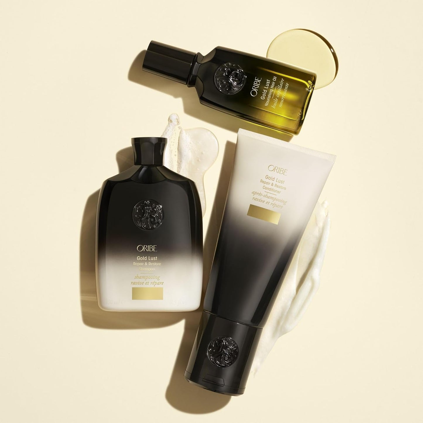 Oribe Gold Lust Nourishing Hair Oil - Repair & Protect Color-Treated Hair - Smooths Frizz, Adds Shine | 3.4 oz