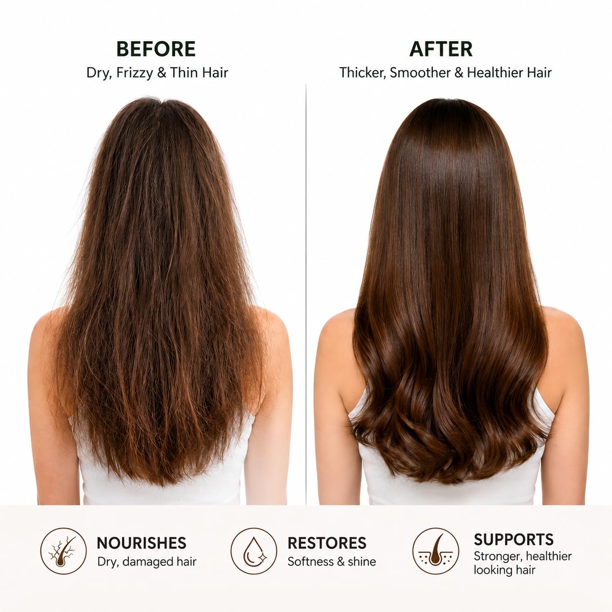 Azure Batana Oil for Hair Growth - Deep Moisture Treatment for Dry, Damaged Hair | 4 Fl Oz