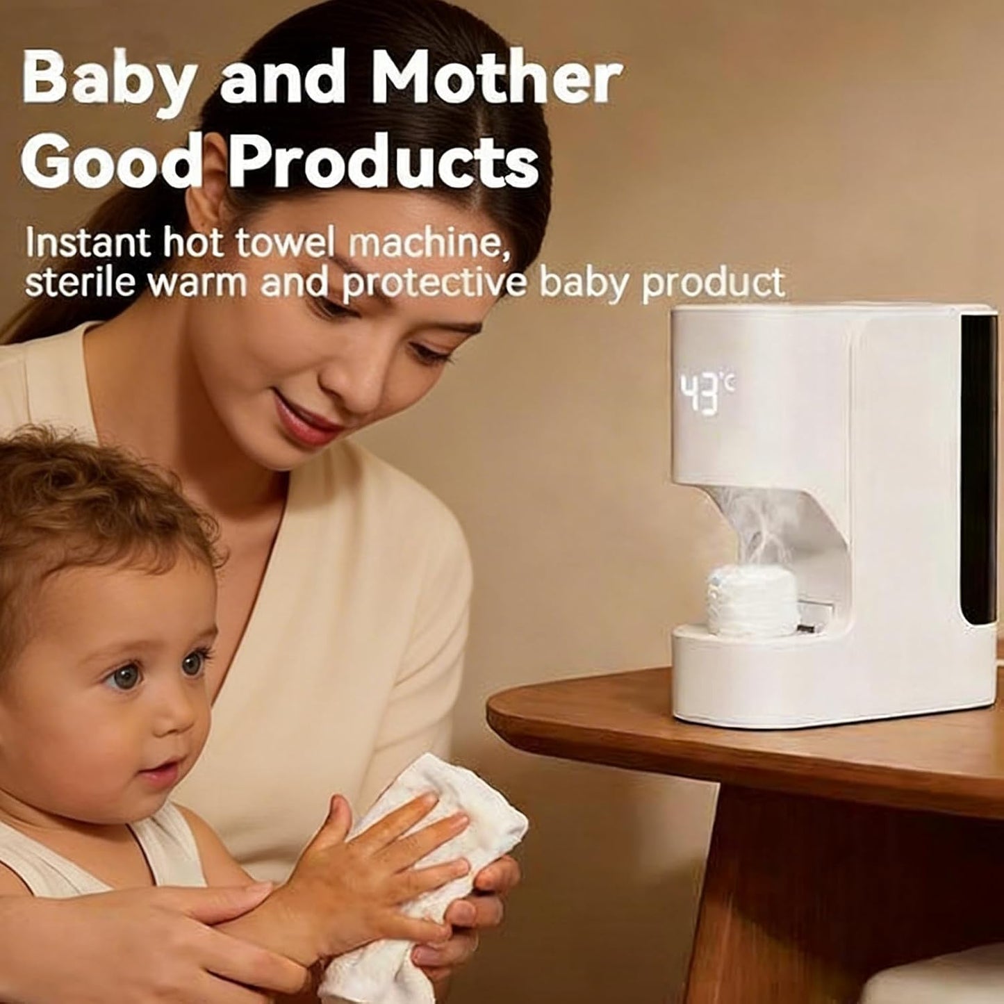 Automatic Towel Warmer Dispenser - 5-Second Rapid Heating | 55°C Constant Temperature for Spa & Home Use