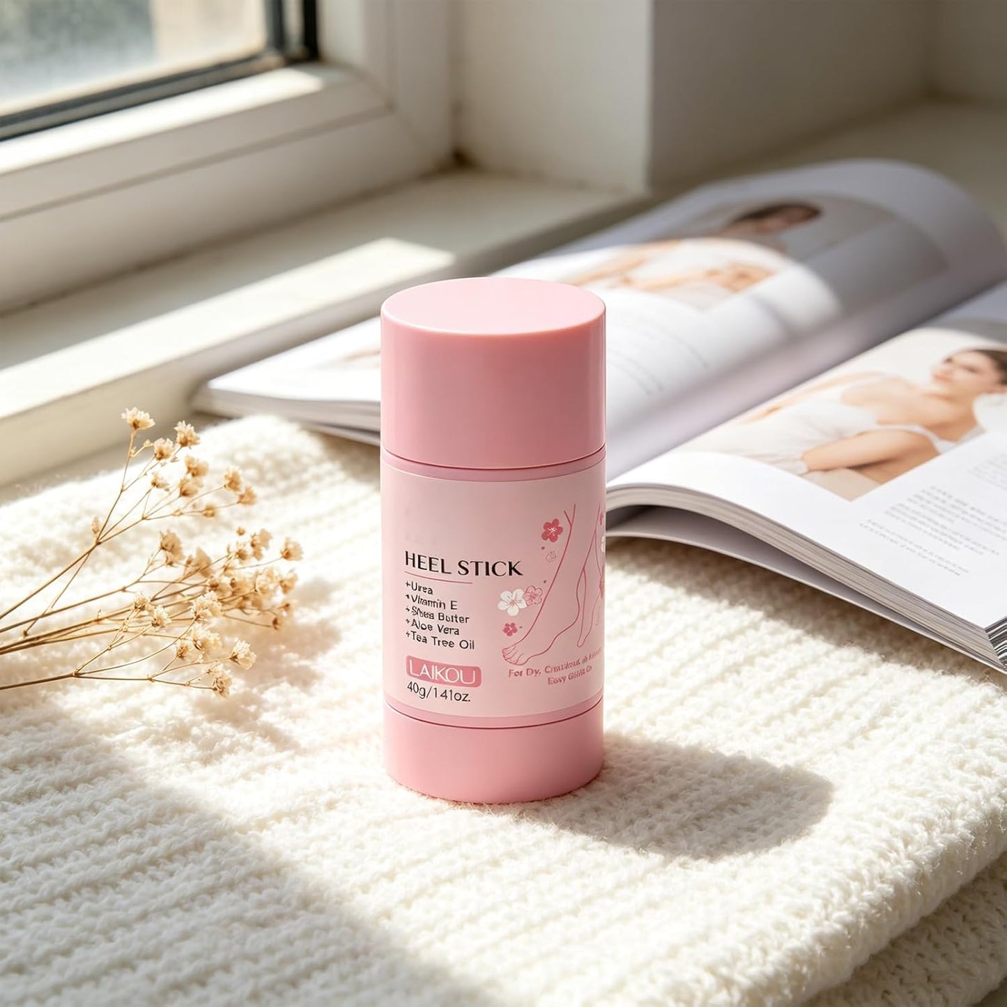 Sakura Foot Heel Stick - Deeply Moisturizing Cracked Heel Repair | Softening & Smoothing Formula (1 PCS)