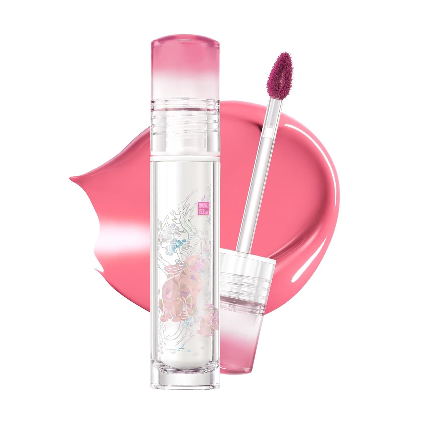 CLIO Crystal Glam Tint - Glossy Lip Tint with Long-Lasting Color | Lightweight Non-Sticky Stain in Daily Mauve