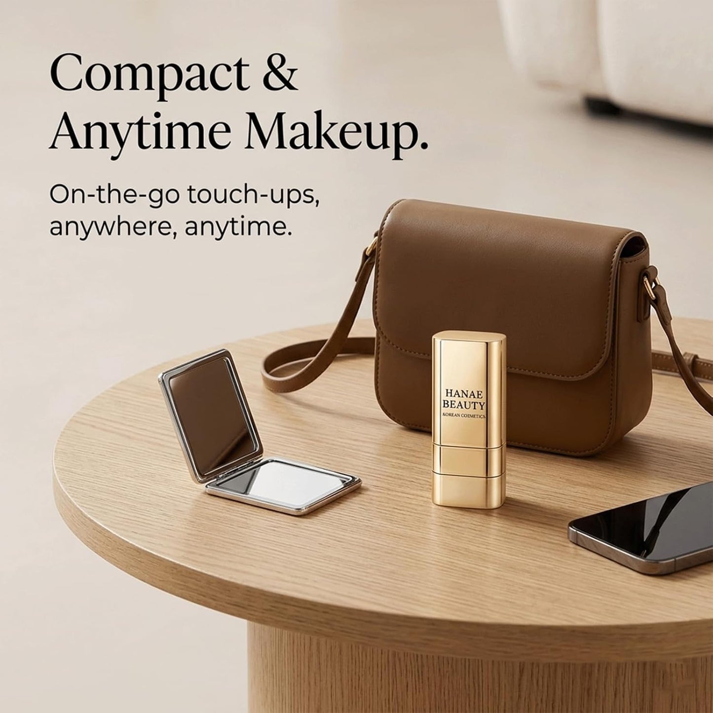 Korean Foundation Stick - Dual-Ended Long-Lasting Coverage | Natural Dewy Finish, 1 Piece