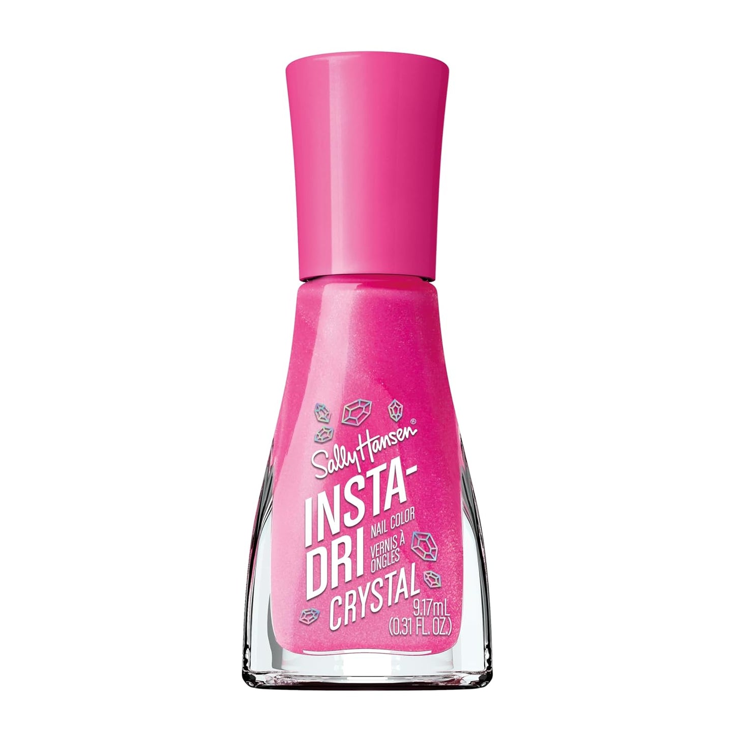 Sally Hansen Nail Polish - Dragon Fruit Crush | Quick-Dry Satin-Matte Finish, One-Coat Application, 0.31oz