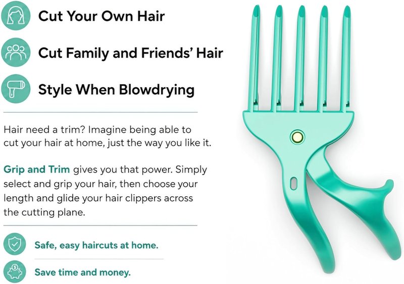 DIY Haircut Tool - Effortless Home Hair Cutting | Compatible with Hair Clippers for Clean, Even Trims