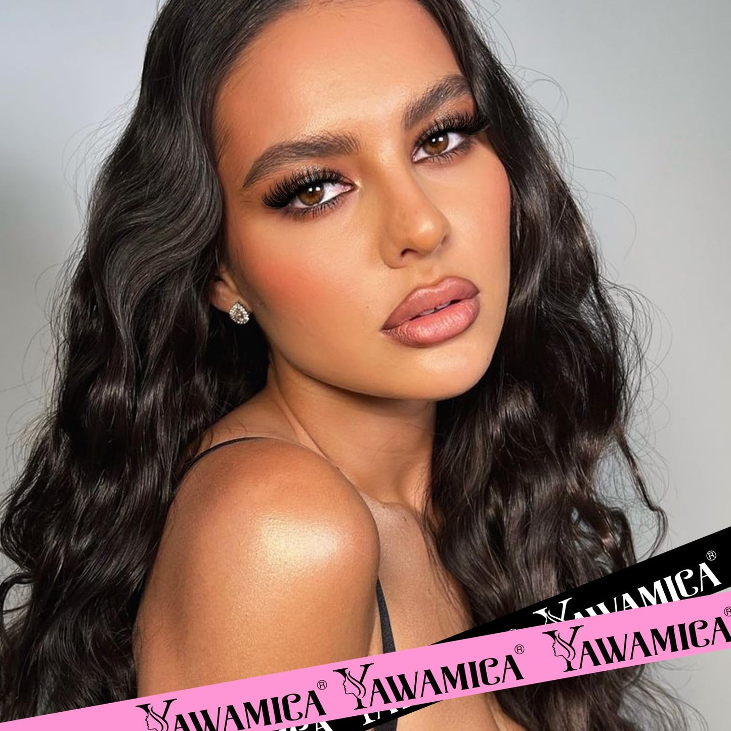Yawamica Wispy Individual Lashes Clusters Fluffier Eyelash Extension 150D+200D Thick Volume Eyelash Clusters 14-20mm D Curly Lashes 240pcs DIY Lash Extension for Beginners, Black