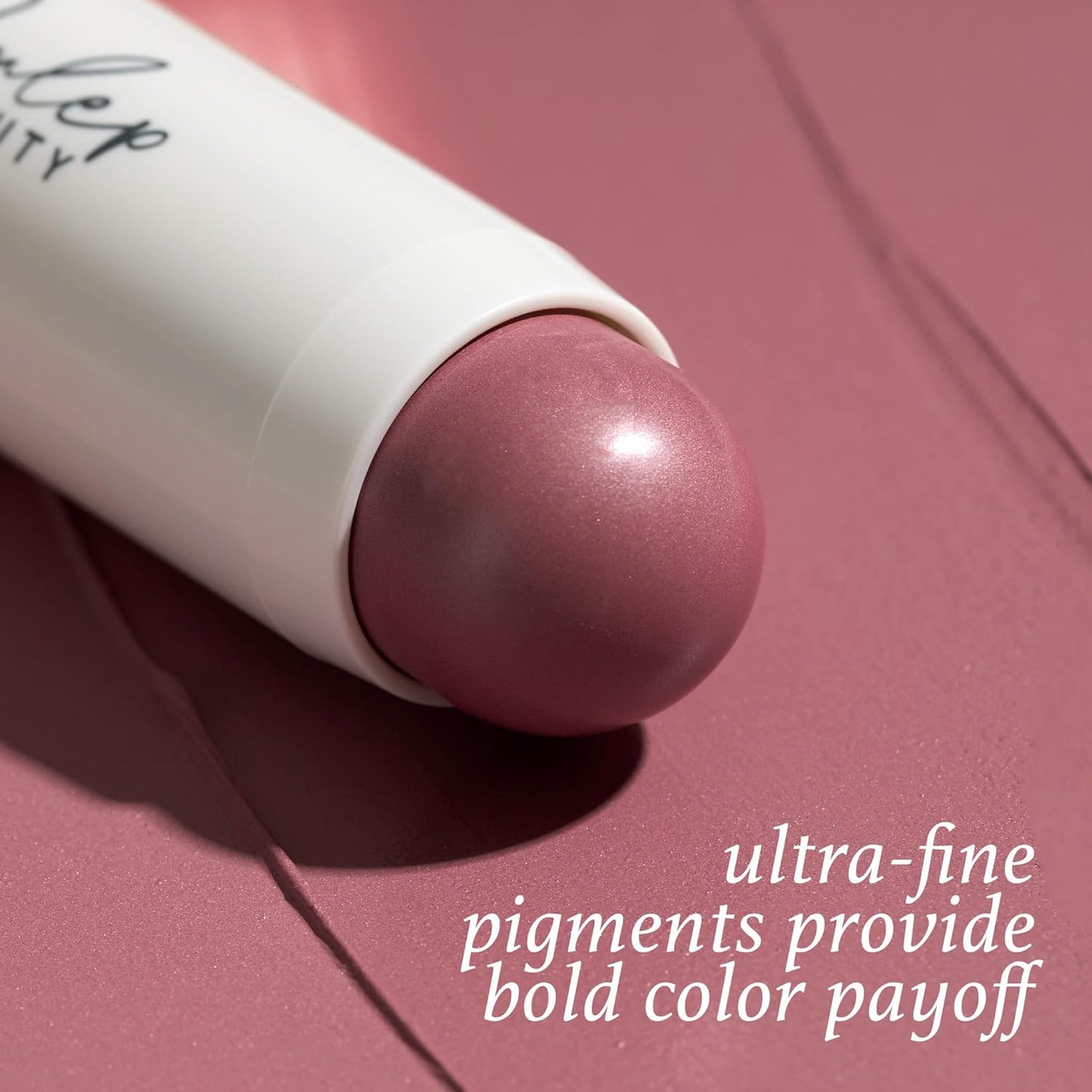 Cream to Powder Blush Stick - Blendable 2-in-1 Cheek & Lip Color - Muted Mauve, Cruelty-Free, Dewy Finish