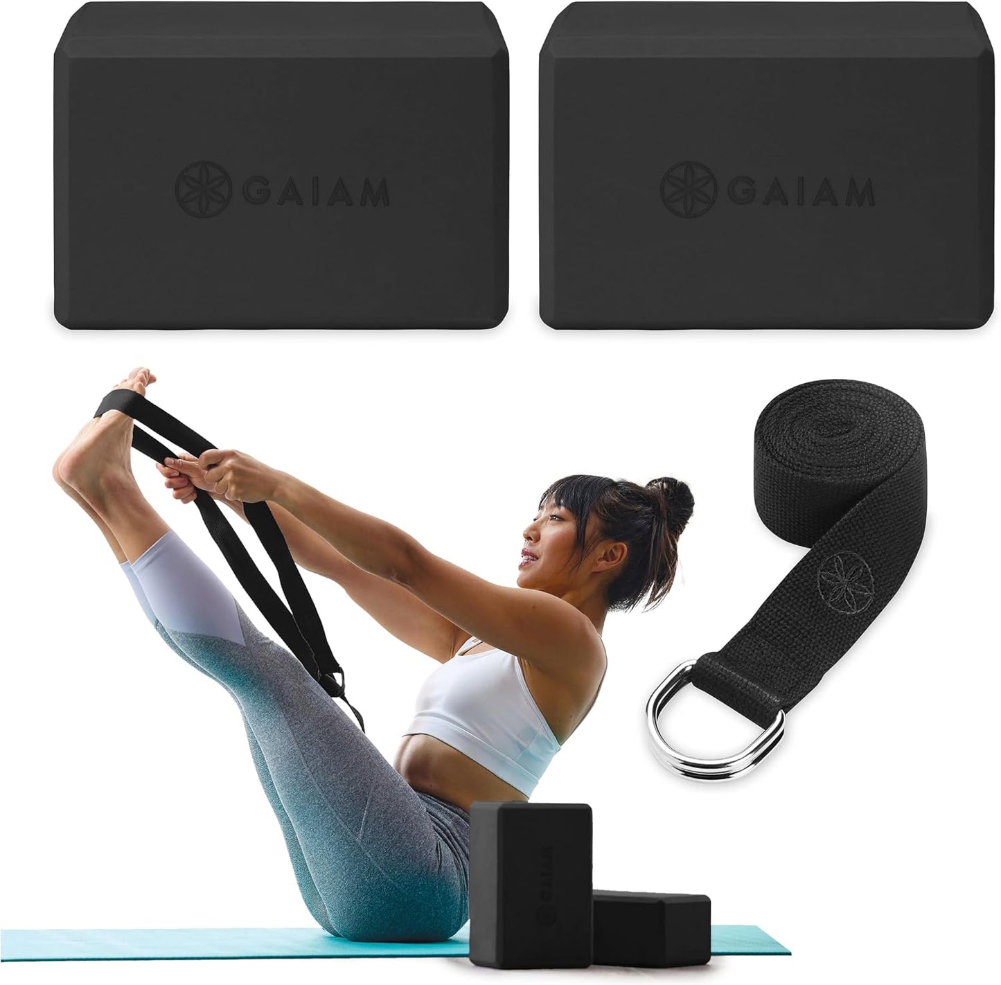 Yoga Block - Supportive Latex-Free EVA Foam with Non-Slip Surface | Ideal for Yoga, Pilates, Meditation