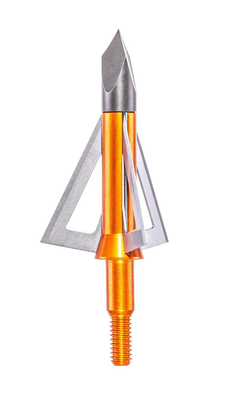 Muzzy Bowhunting 3 Blade Archery Arrow Crossbow Broadhead 100 or 125 Grain - 6 Count(Pack of 1)