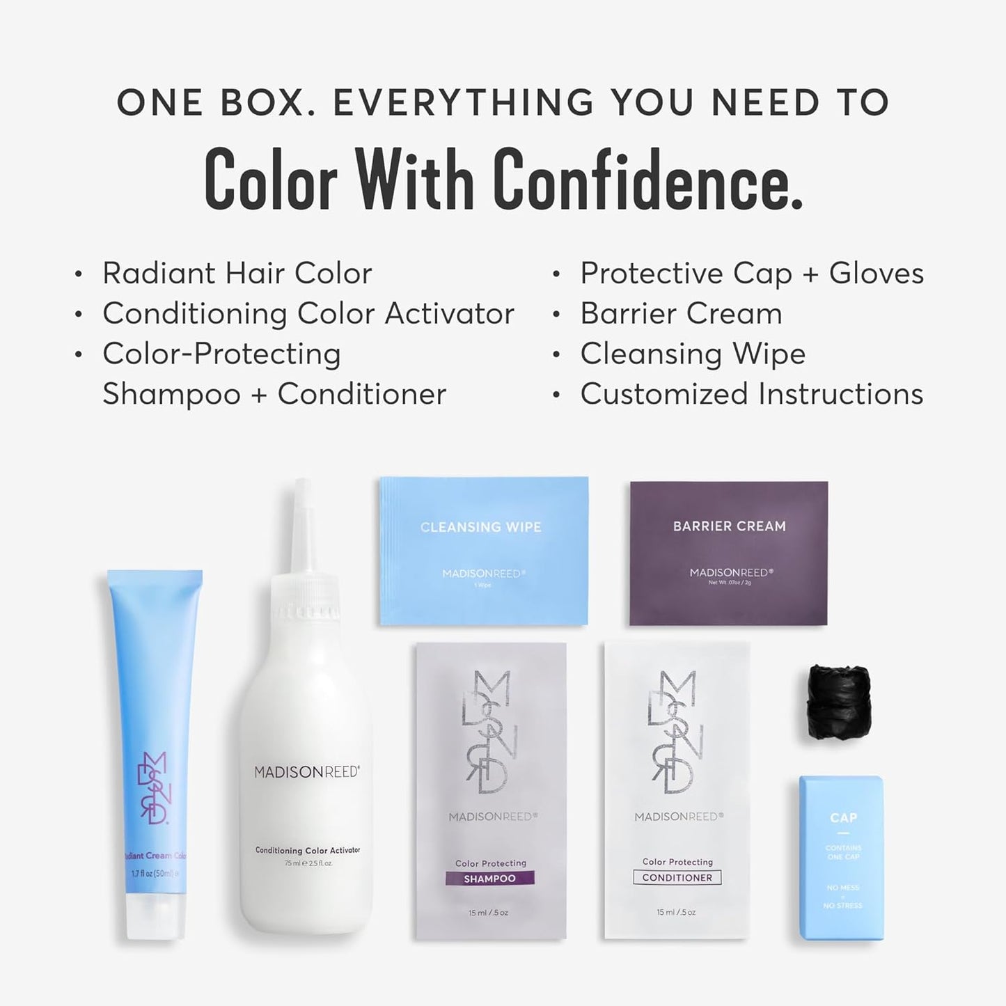 Madison Reed Radiant Hair Color Kit - 7NCG Light Golden Copper | Salon-Quality Permanent Dye for Superior Gray Coverage & Dimensional Color