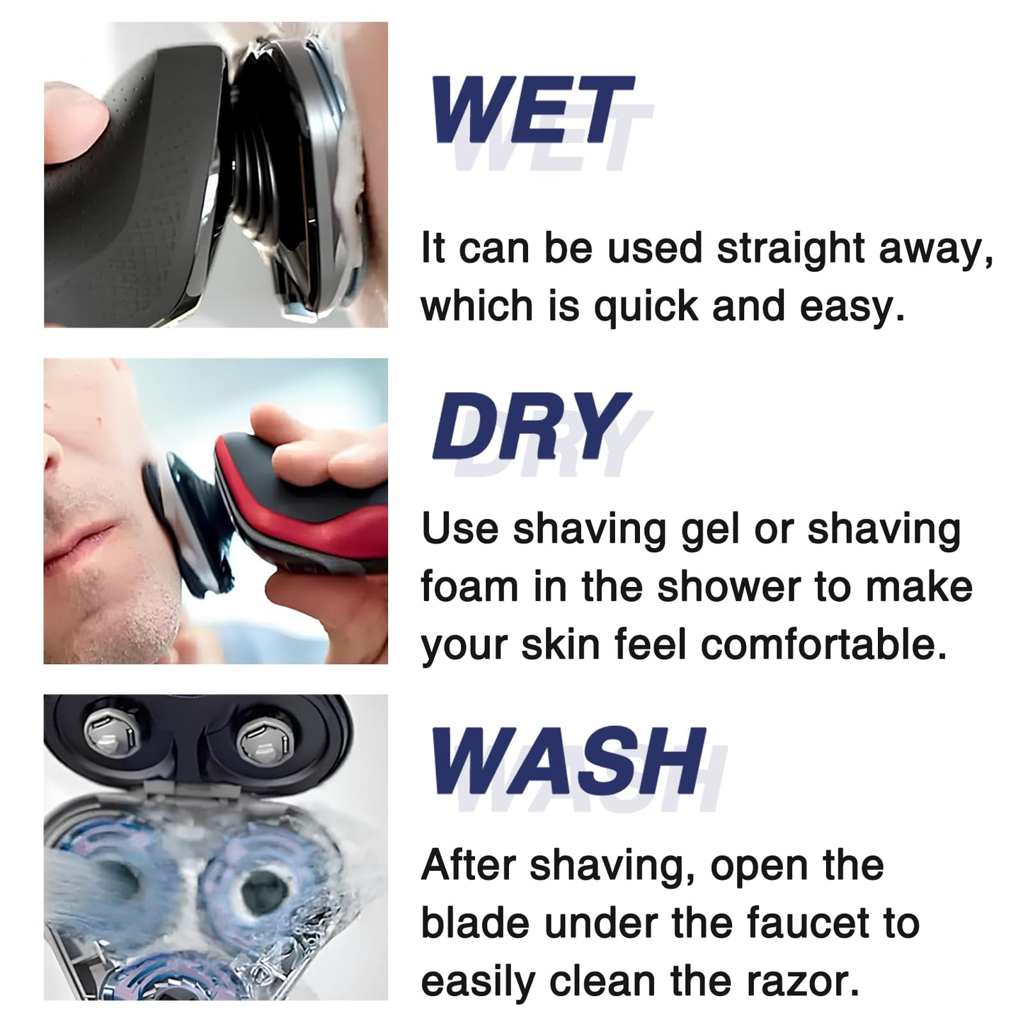SH71/70 Replacement Head Shaver Compatible with Phillips Norelco Series 7000 and angular-shaped 5000 (S5xxx), SH71/70 Blades for Philips 7000 Replacement Heads for 7500 7530 S7370 S7371, 6-Pack