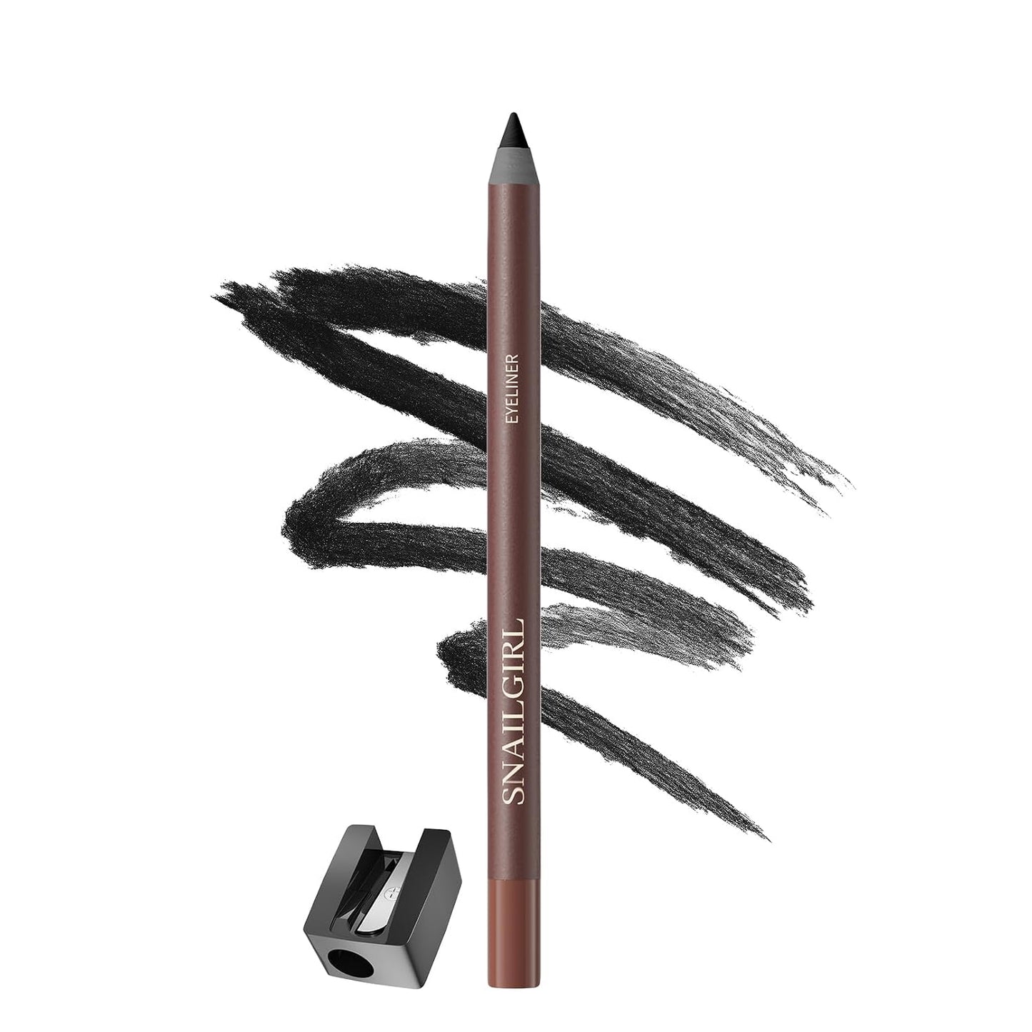 Chocolate Eyeliner Pencil - 24HR Waterproof, Smudge-Proof & Creamy Glide | Vegan, Sensitive Eye Safe