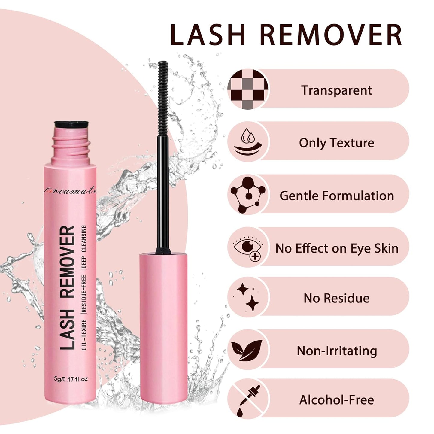 Cluster Lash Glue Remover - Gentle Oil-Based Solution for Easy DIY Eyelash Extension Removal | Soothing & Nourishing