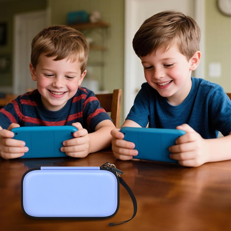 Case for WELLST·G Handheld Game for Kids Adults, Universal fit for TaddToy/ for Beijue 16-Bit Handheld Console - Retro Video Games Travel Storage Cover Bag, Portable Electronic Organizer Holder, Black