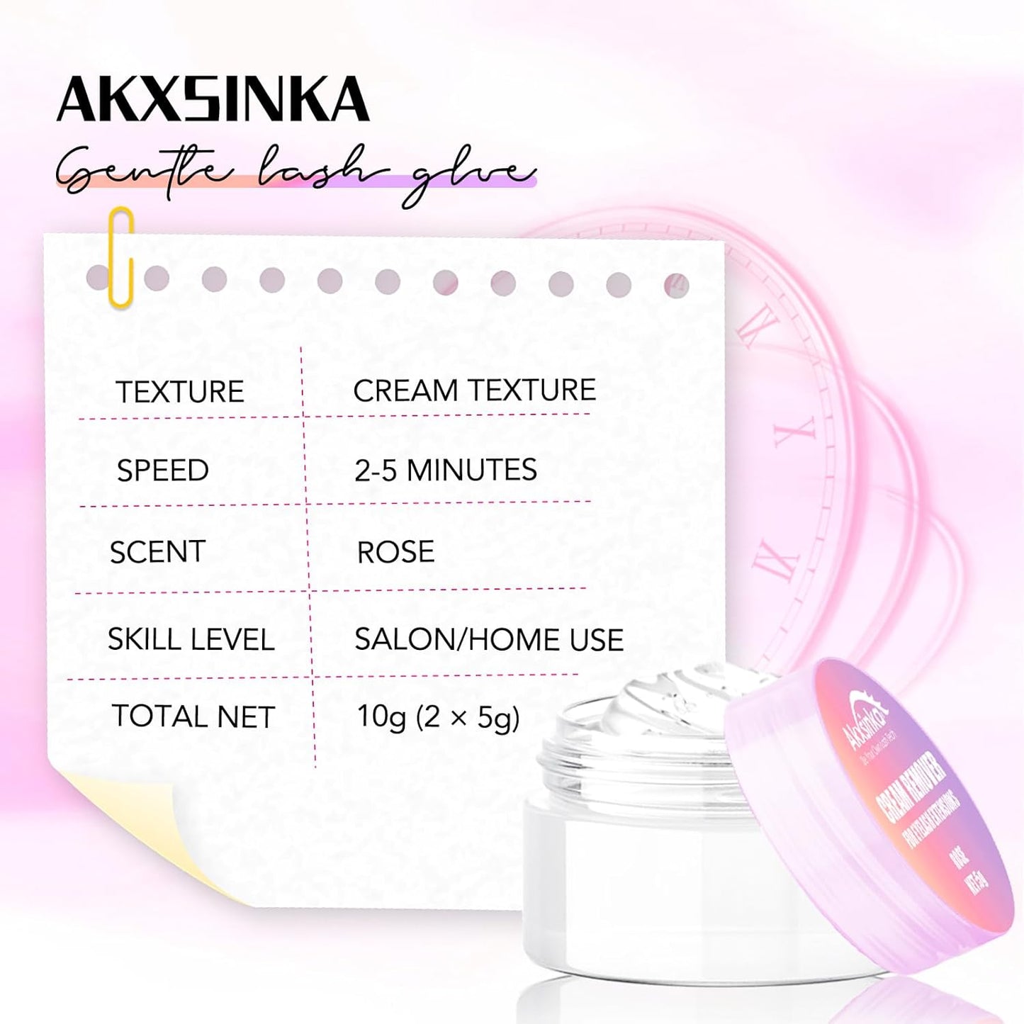 Eyelash Extension Remover - Professional Low Irritation Formula | 5g x 2 for DIY or Salon Use