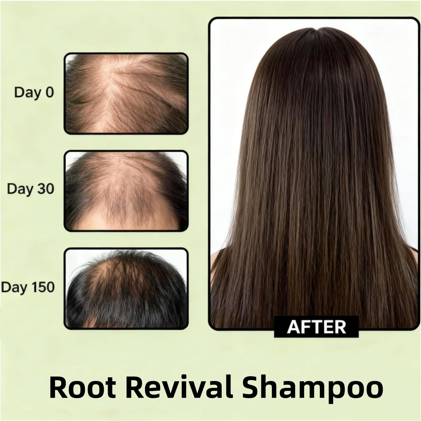 Root Revival Shampoo, Deeply Moisturizes and Strengthens Hair Roots for Loss and Thinning Hair, Hair Regrowth Shampoos for Women (1 Pcs)
