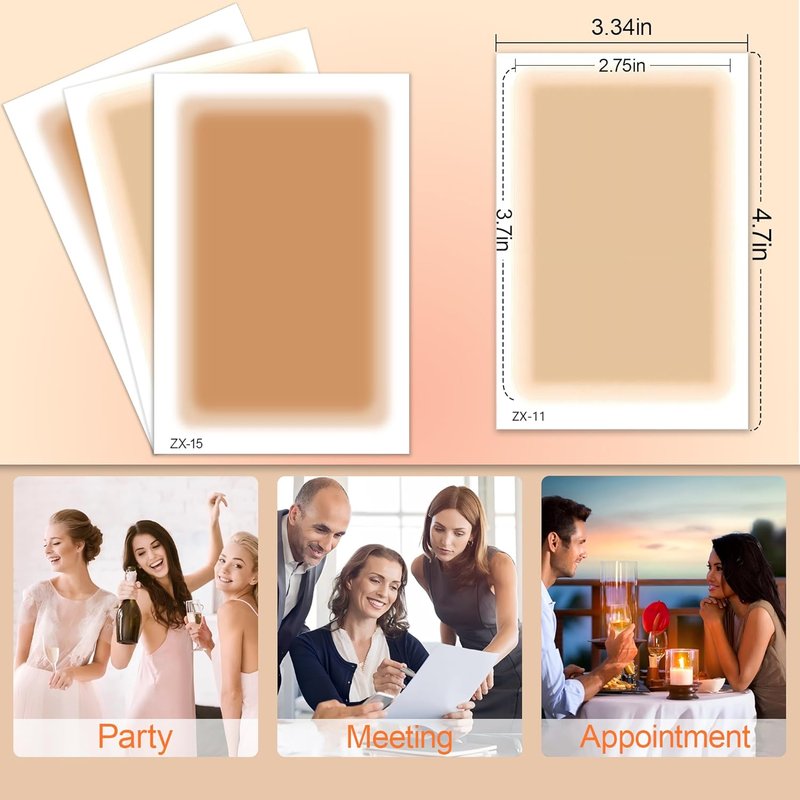 Tattoo Cover Up Patches - Waterproof Concealer for Tattoos & Scars | 10 PCS for Fair Skin Tone