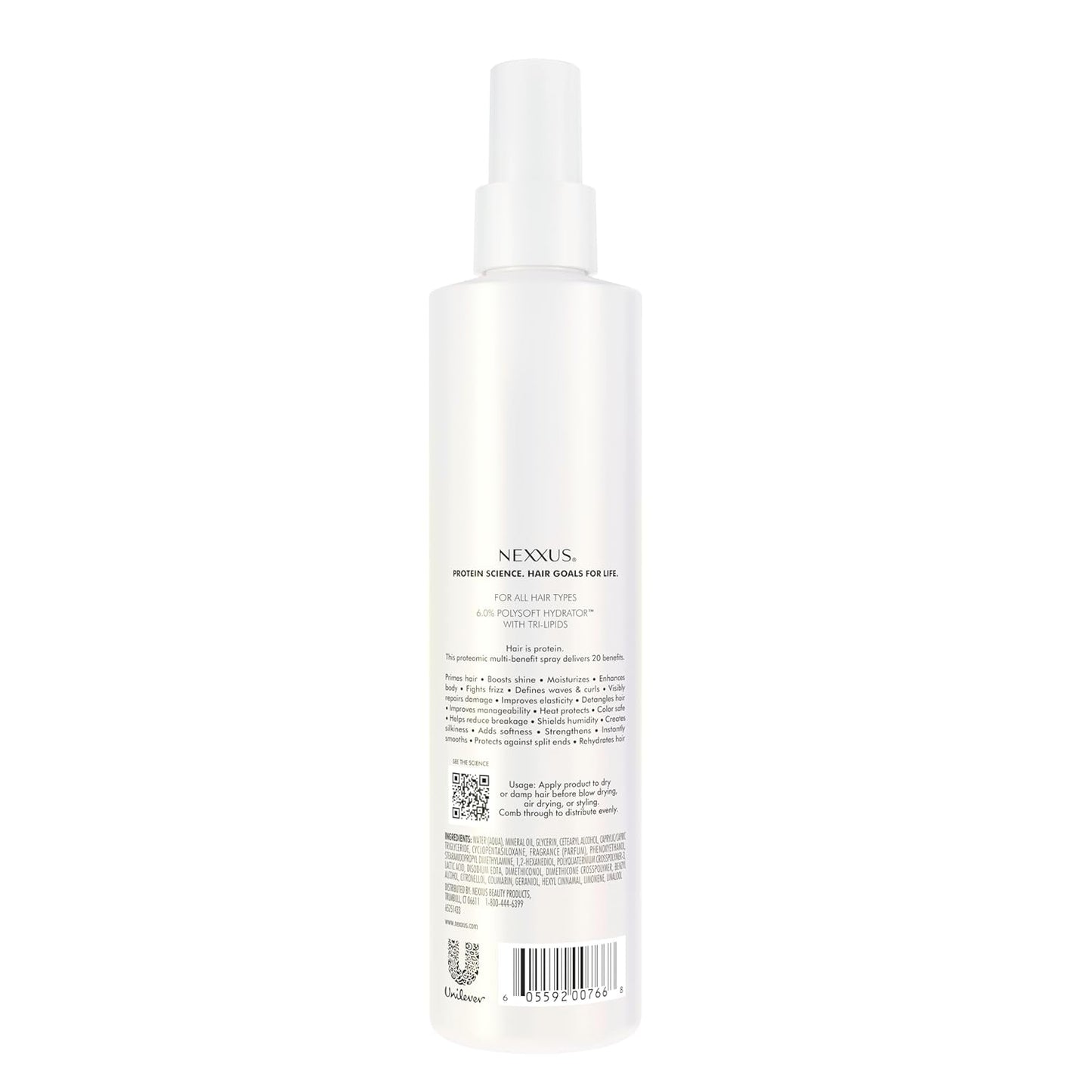 Nexxus Humectress Leave-In Conditioner Spray - 20-in-1 Hydration for Dry Hair | 9 oz