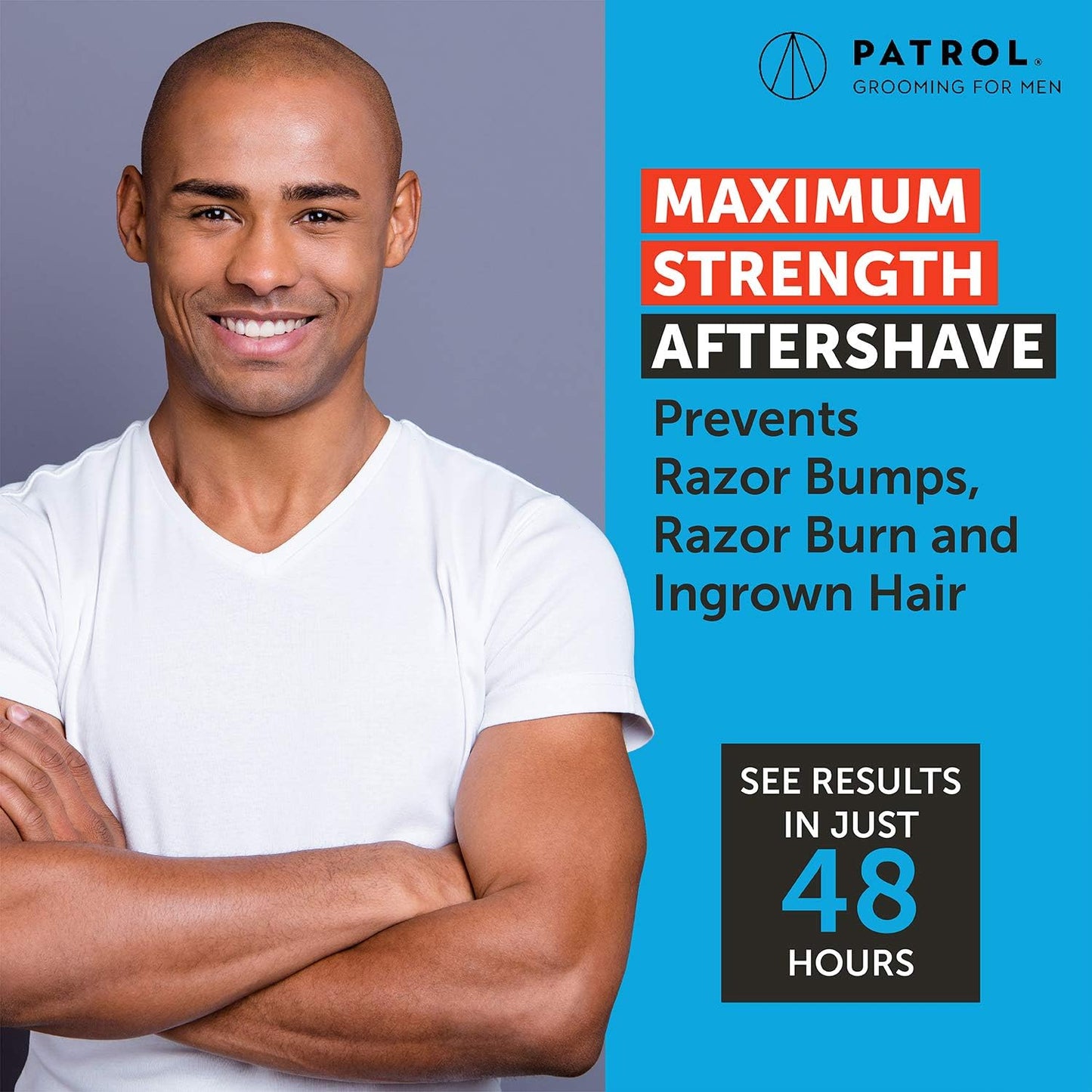 Bump Patrol Maximum Strength Aftershave Treatment Serum – Razor Bump Stopper and Ingrown Hair Treatment for Men and Women, Fast Acting Formula - 2 oz (Pack of 1)