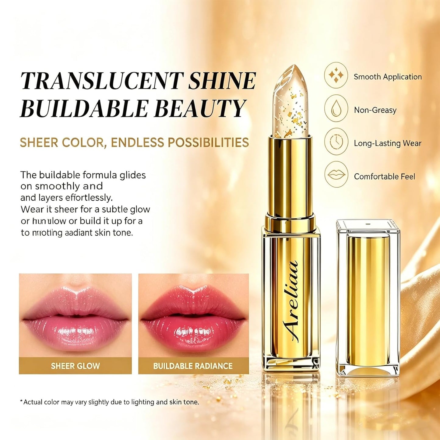 Signature Lipstick for Older Women - Skin-Adaptive Color Changing Jelly | Long-Lasting Hydration & Nourishing Formula (3pcs)
