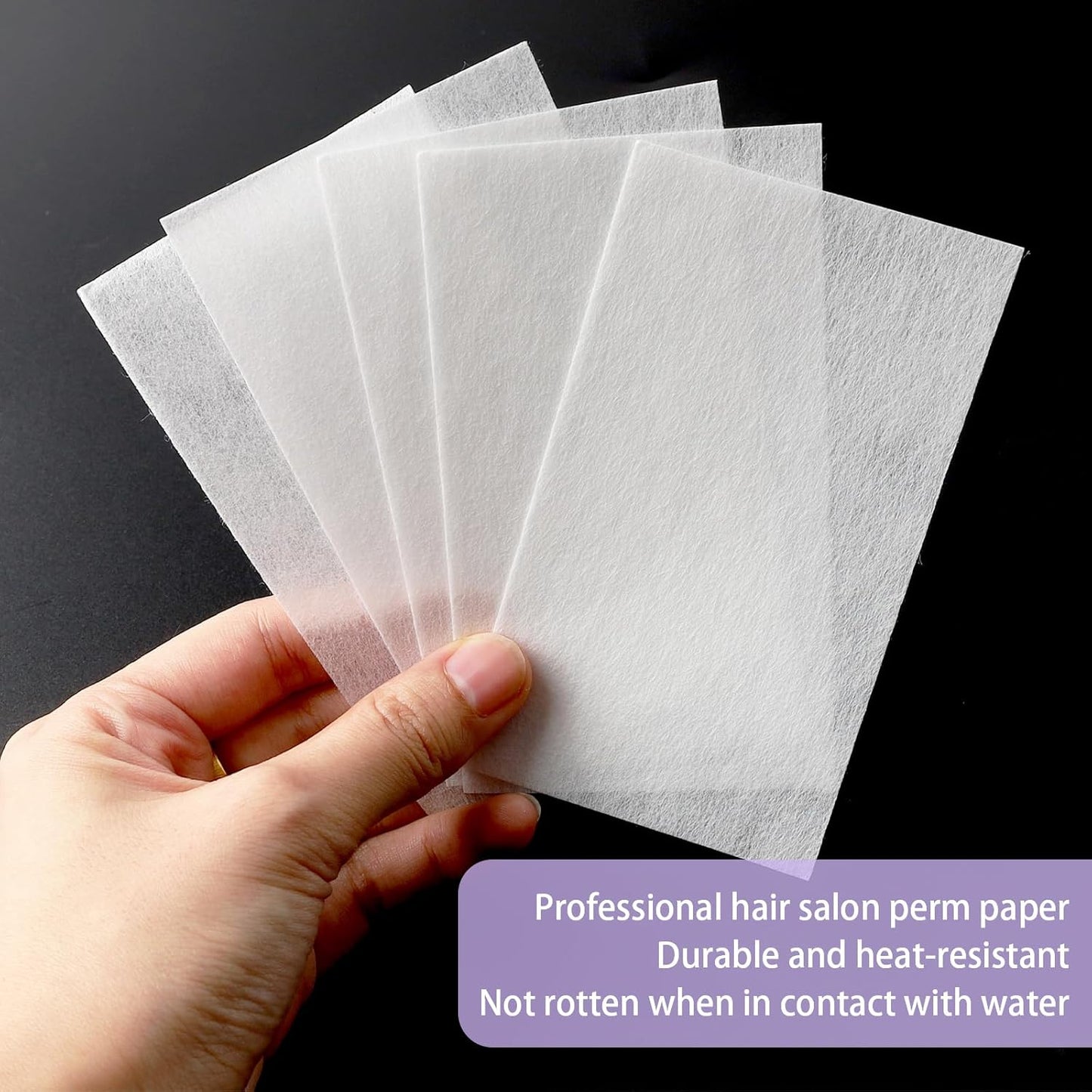 Disposable Salon Perm Paper - 200PCS Heat-Resistant Ultra-Thin Mesh for Fine Hair | 2 Sizes Available