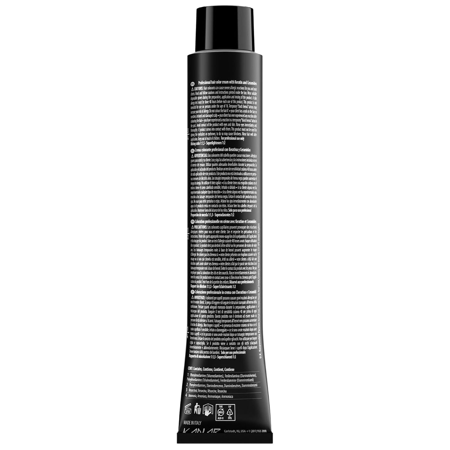 Black Permanent Hair Color - Long-Lasting, Rich Vibrant Formula for 100% Gray Coverage | 3.4 fl. oz.