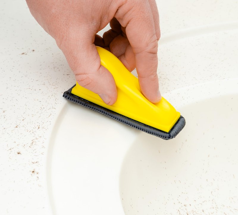 Beard Hair Cleaner Bar for Sink and Counter, Shaving Trimmings Brush Cleaning Tool for Sink Hair Bathroom and Car Flexible Spot Cleaner