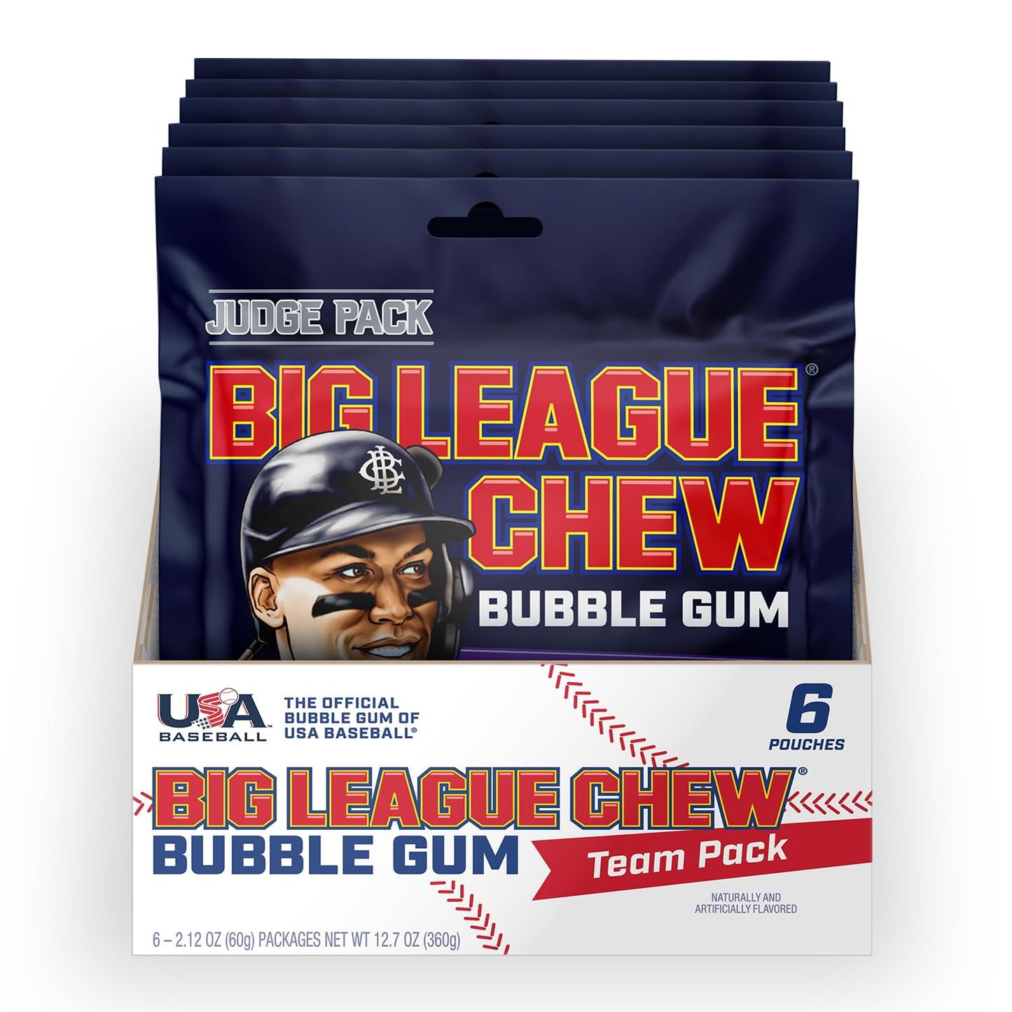 Big League Chew Outta Here Original Bubble Gum - Classic Ballpark Flavor | Perfect for Baseball Games, Teams, Concessions, Parties, and More | Pack of 12 Bags (2.12oz Each)"

Rewritten Product Title: "Original Bubble Gum - Big League Chew Classic Ballpark