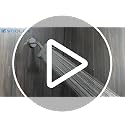 Voolan High Pressure Rain Shower Head - 4" Square Chrome
