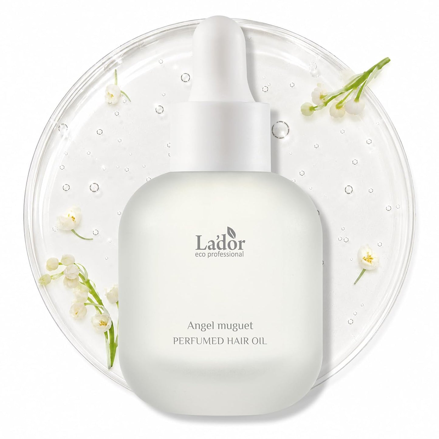 LA'DOR Perfumed Hair Oil - Floral Musk Fragrance with Argan & Avocado Oils | 1.01 Fl Oz for Dry, Damaged Hair